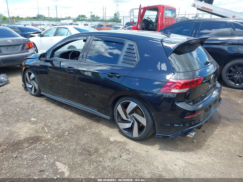 2022 Volkswagen Golf gti VIN WVWH87CD5NW202436 IAAI salvage auction — FRONT END, Salvage Title, sold $6,500 on 2026-08-13 (photo 3)