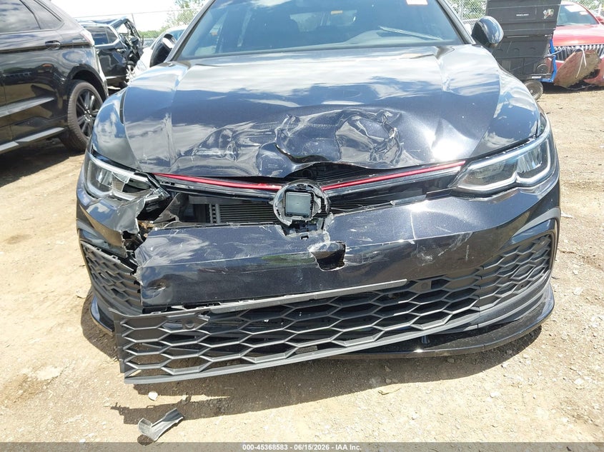 2022 Volkswagen Golf gti VIN WVWH87CD5NW202436 IAAI salvage auction — FRONT END, Salvage Title, sold $6,500 on 2026-08-13 (photo 6)