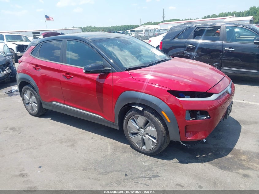 2021 Hyundai Kona VIN KM8K23AG0MU130208 IAAI salvage auction — FRONT END, Salvage Title, sold $4,300 on 2026-07-30 (photo 1)