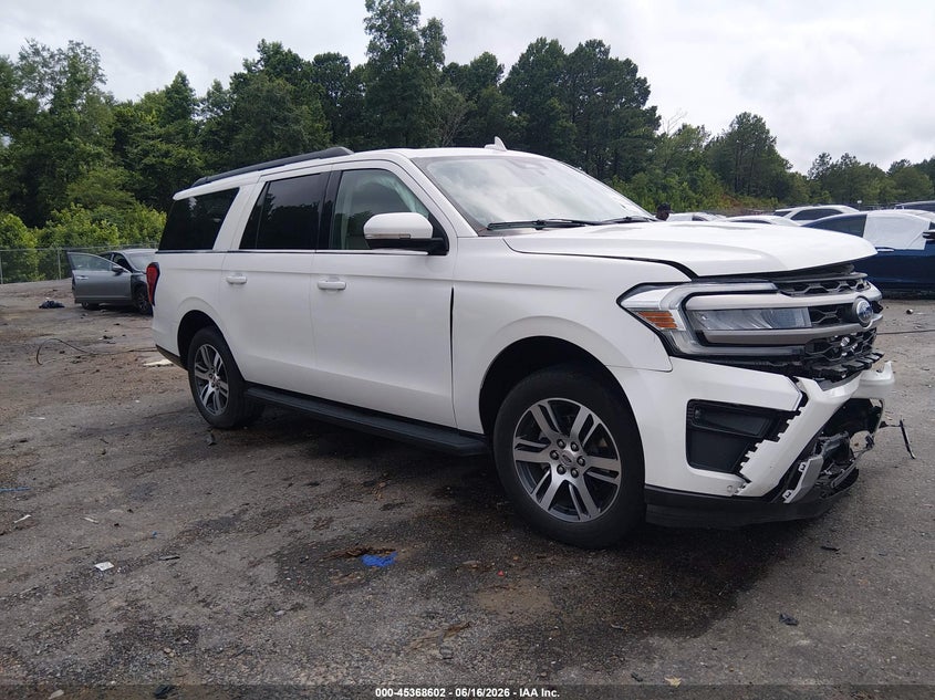 2024 Ford Expedition VIN 1FMJK1H89REA17308 IAAI salvage auction — FRONT END, Salvage Title, sold $25 on 2026-09-23 (photo 1)