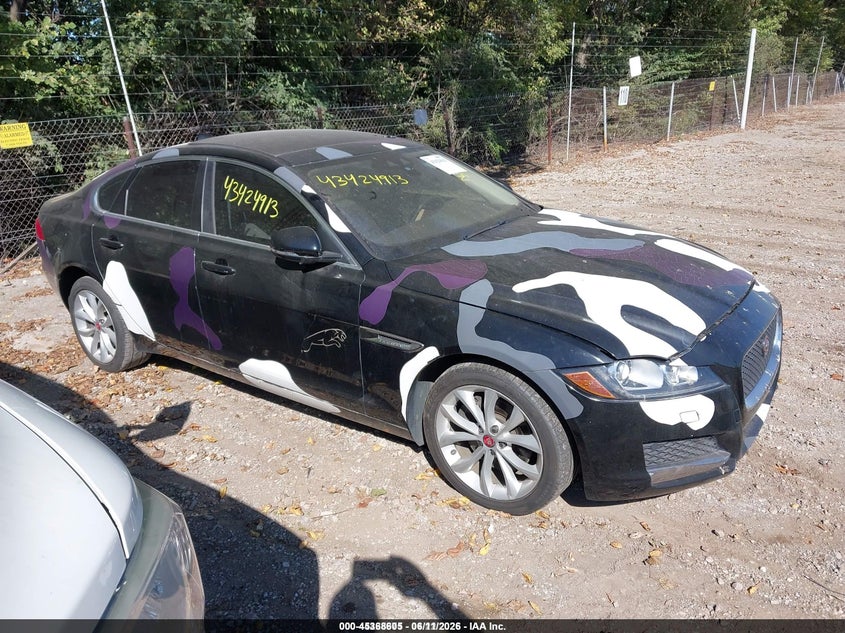 2017 Jaguar Xf VIN SAJBD4BNXHCY32258 IAAI salvage auction — FRONT END, Clear (Virginia), sold $1,250 on 2026-07-29 (photo 1)