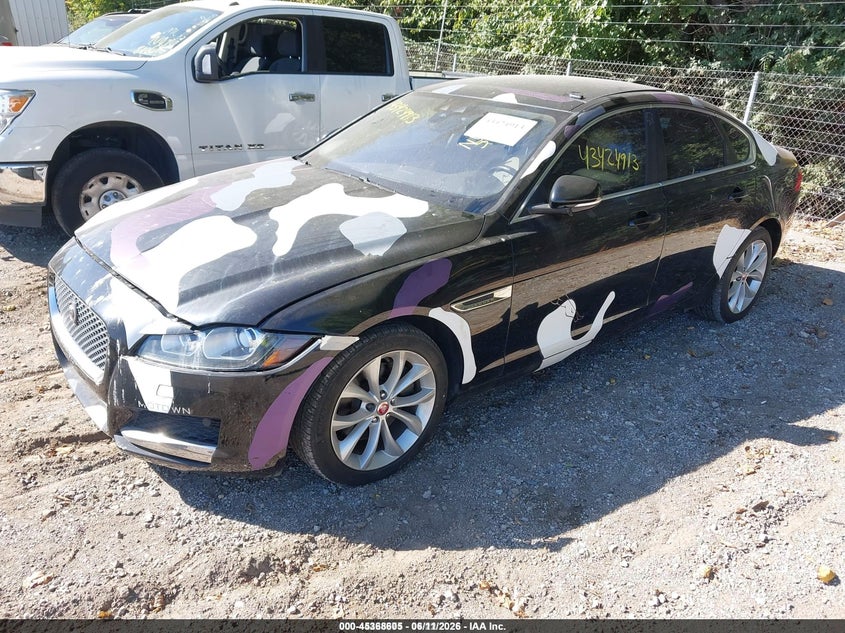 2017 Jaguar Xf VIN SAJBD4BNXHCY32258 IAAI salvage auction — FRONT END, Clear (Virginia), sold $1,250 on 2026-07-29 (photo 2)