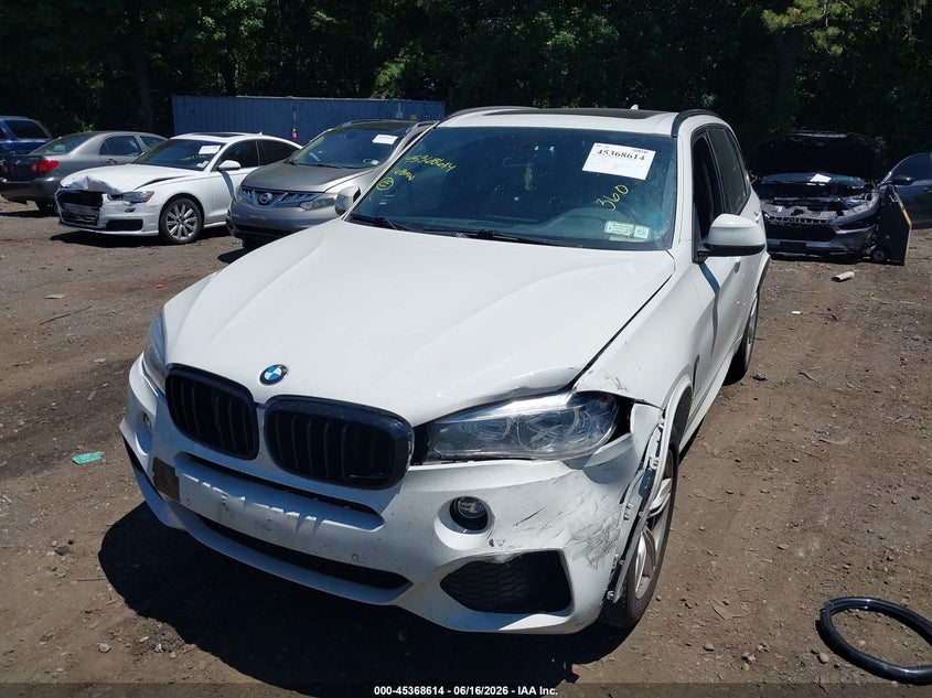 2016 BMW X5 VIN 5UXKR0C58G0U07854 IAAI salvage auction — FRONT END, Mv-907A (New York), sold $4,100 on 2026-07-14 (photo 6)