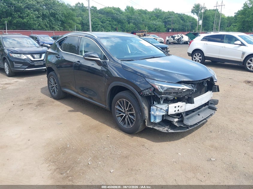 2024 Lexus Nx VIN JTJAGCEZ6R5005810 IAAI salvage auction — FRONT & REAR, Salvage Title, sold $16,600 on 2026-07-26 (photo 1)