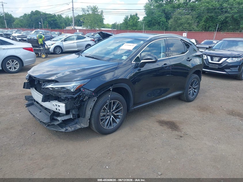 2024 Lexus Nx VIN JTJAGCEZ6R5005810 IAAI salvage auction — FRONT & REAR, Salvage Title, sold $16,600 on 2026-07-26 (photo 2)