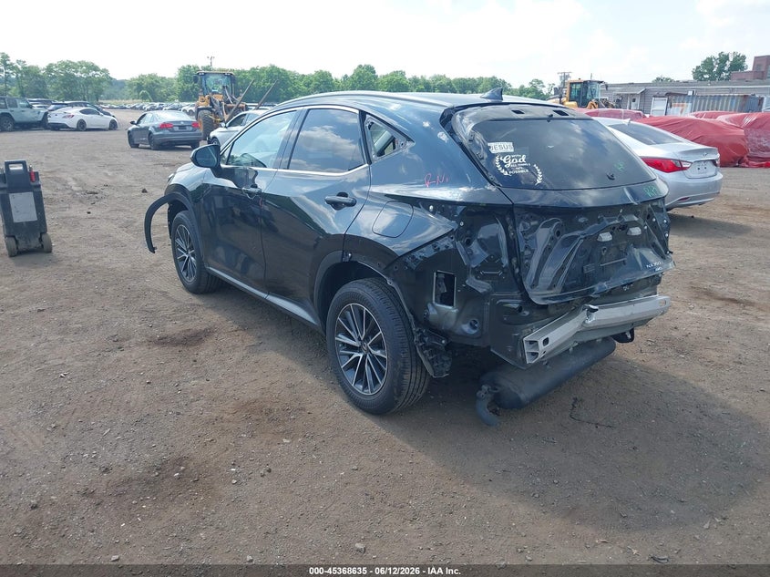 2024 Lexus Nx VIN JTJAGCEZ6R5005810 IAAI salvage auction — FRONT & REAR, Salvage Title, sold $16,600 on 2026-07-26 (photo 3)