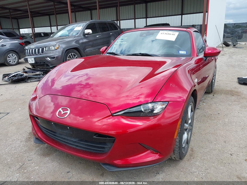 2020 Mazda Mx-5 VIN JM1NDAM74L0418976 IAAI salvage auction — REAR END, Salvage Title, sold $4,900 on 2026-08-02 (photo 2)