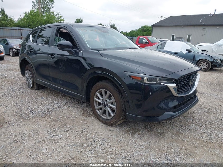 2025 Mazda Cx-5 VIN JM3KFBCL1S0684334 IAAI salvage auction — LEFT SIDE, Salvage Title, sold $25 on 2026-07-29 (photo 1)
