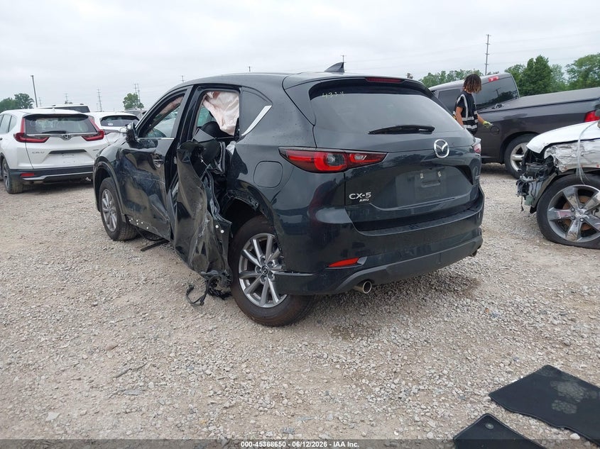 2025 Mazda Cx-5 VIN JM3KFBCL1S0684334 IAAI salvage auction — LEFT SIDE, Salvage Title, sold $25 on 2026-07-29 (photo 3)