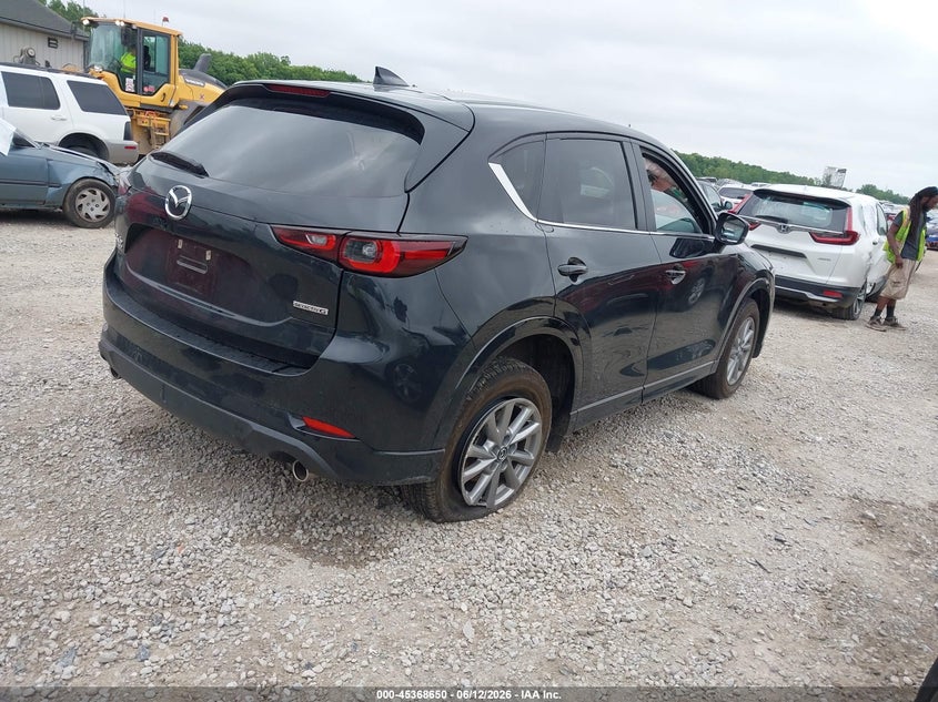 2025 Mazda Cx-5 VIN JM3KFBCL1S0684334 IAAI salvage auction — LEFT SIDE, Salvage Title, sold $25 on 2026-07-29 (photo 4)