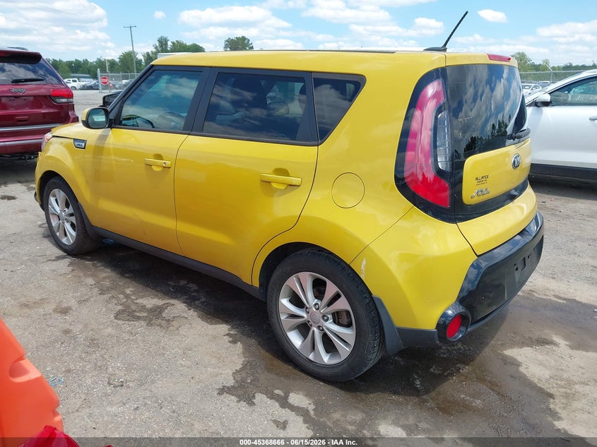 2016 Kia Soul VIN KNDJP3A51G7277348 IAAI salvage auction — FRONT END, Clear (Virginia), sold $1,050 on 2026-07-10 (photo 3)
