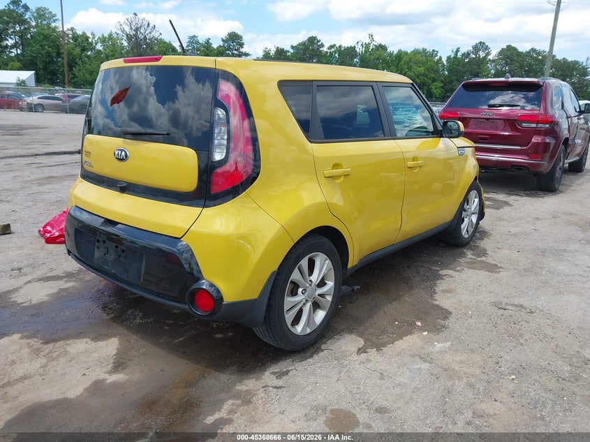 2016 Kia Soul VIN KNDJP3A51G7277348 IAAI salvage auction — FRONT END, Clear (Virginia), sold $1,050 on 2026-07-10 (photo 4)