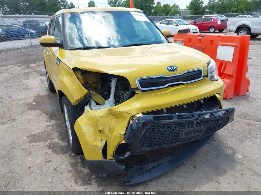 2016 Kia Soul VIN KNDJP3A51G7277348 IAAI salvage auction — FRONT END, Clear (Virginia), sold $1,050 on 2026-07-10 (photo 6)