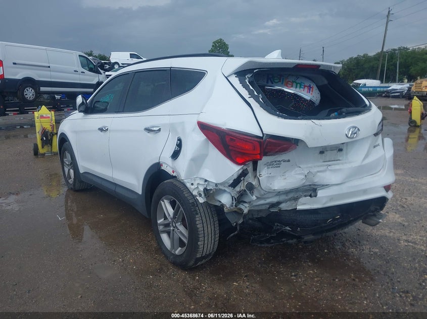 2018 Hyundai VIN 5NMZU3LB9JH065893 IAAI salvage auction — REAR END, Rebuildable (Florida), sold $2,250 on 2026-07-06 (photo 3)