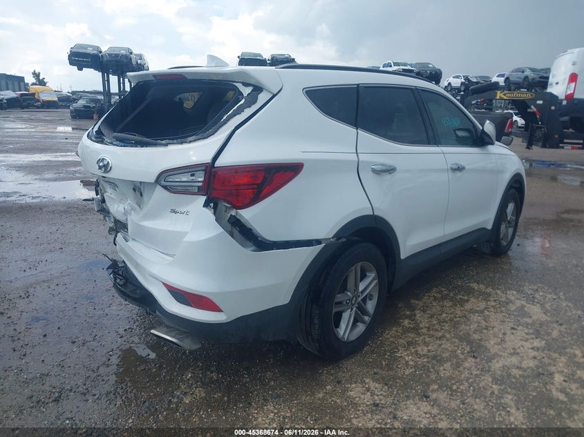 2018 Hyundai VIN 5NMZU3LB9JH065893 IAAI salvage auction — REAR END, Rebuildable (Florida), sold $2,250 on 2026-07-06 (photo 4)