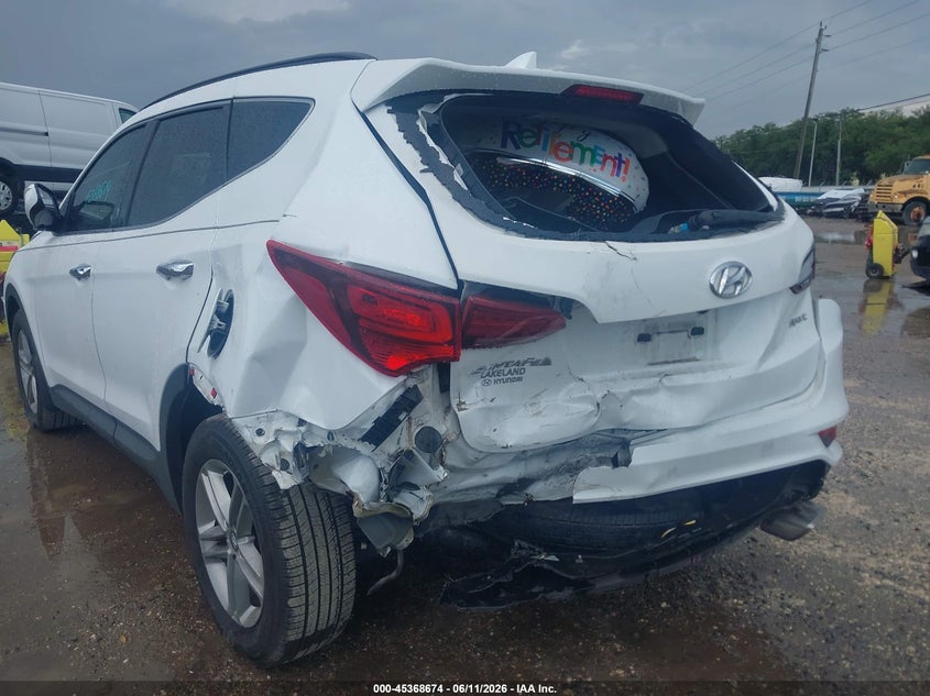 2018 Hyundai VIN 5NMZU3LB9JH065893 IAAI salvage auction — REAR END, Rebuildable (Florida), sold $2,250 on 2026-07-06 (photo 6)