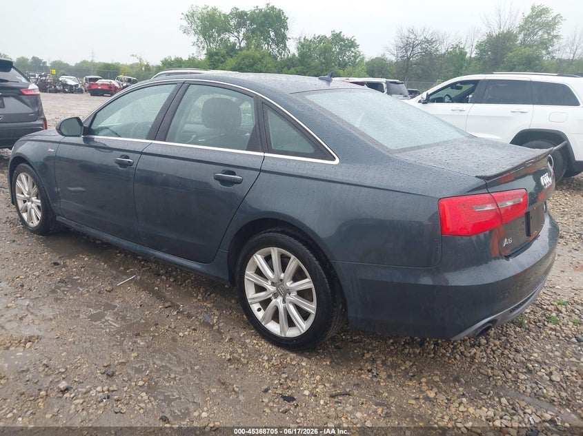 2014 Audi A6 VIN WAUHGAFC4EN145071 IAAI salvage auction — FRONT END, Clear (Wisconsin), sold $1,150 on 2026-07-23 (photo 3)