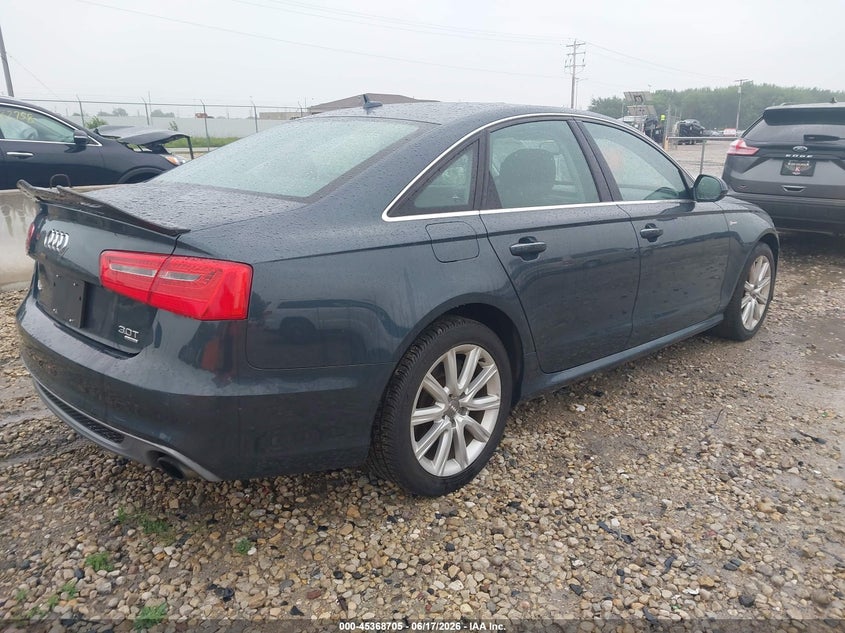 2014 Audi A6 VIN WAUHGAFC4EN145071 IAAI salvage auction — FRONT END, Clear (Wisconsin), sold $1,150 on 2026-07-23 (photo 4)
