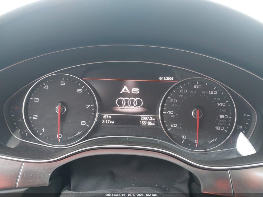 2014 Audi A6 VIN WAUHGAFC4EN145071 IAAI salvage auction — FRONT END, Clear (Wisconsin), sold $1,150 on 2026-07-23 (photo 7)