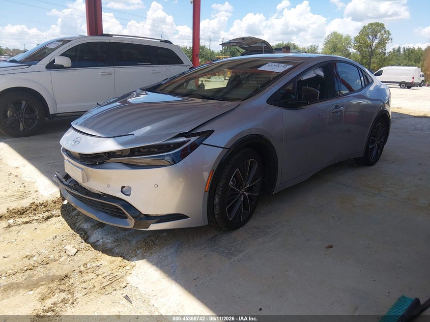 2025 Toyota Prius VIN JTDACAAU1S3062124 IAAI salvage auction — FRONT END, Rebuildable (Florida), sold $6,625 on 2026-07-28 (photo 2)