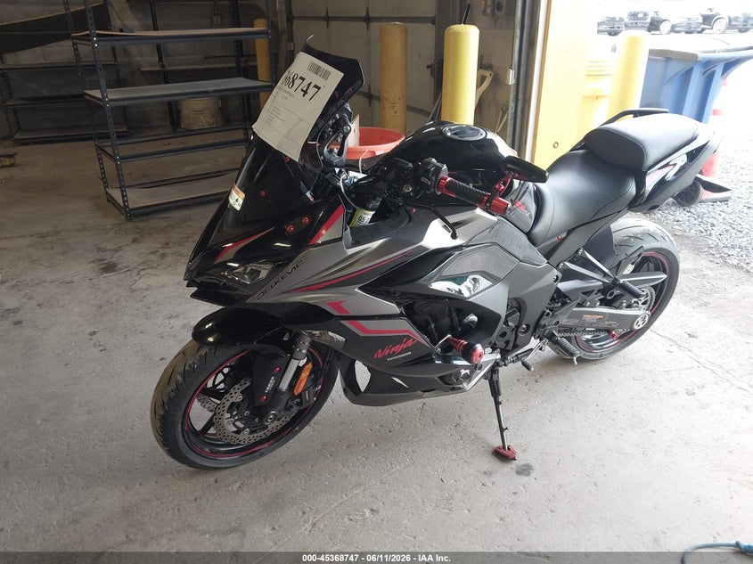 2024 Kawasaki VIN JKBZXVK19RA044145 IAAI salvage auction — UNDERCARRIAGE, Salvage Title, sold $3,050 on 2026-07-28 (photo 2)