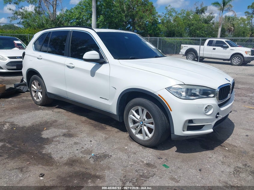 2015 BMW X5 VIN 5UXKS4C53F0N06544 IAAI salvage auction — NORMAL WEAR, Clear (Florida), sold $4,550 on 2026-07-29 (photo 1)