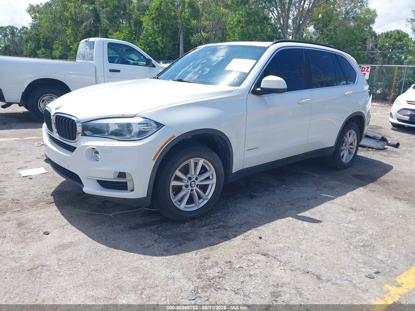 2015 BMW X5 VIN 5UXKS4C53F0N06544 IAAI salvage auction — NORMAL WEAR, Clear (Florida), sold $4,550 on 2026-07-29 (photo 2)