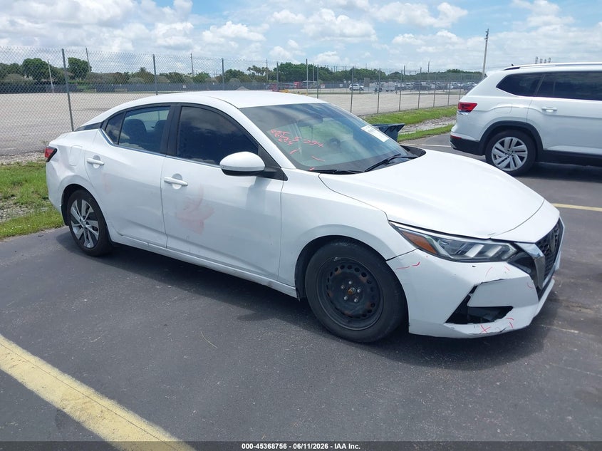 2020 Nissan Sentra VIN 3N1AB8BV5LY290268 IAAI salvage auction — SIDE, Certificate Of Destruction (Florida), sold $2,000 on 2026-07-18 (photo 1)