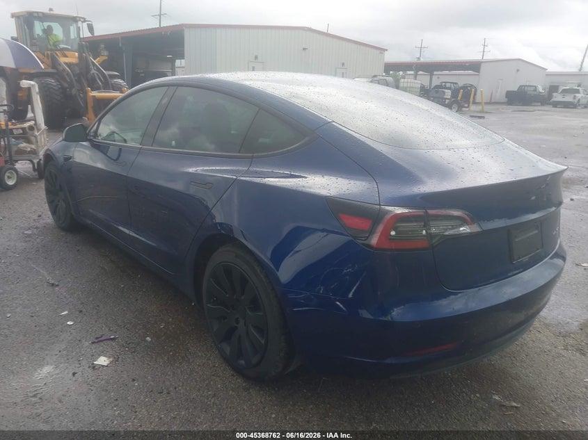 2021 Tesla Model 3 VIN 5YJ3E1EB2MF063459 IAAI salvage auction — FRONT END, Salvage (Louisiana), sold $4,200 on 2026-07-28 (photo 3)