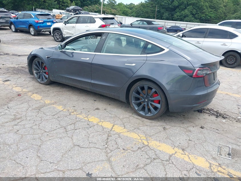 2019 Tesla Model 3 VIN 5YJ3E1EB9KF231174 IAAI salvage auction — FRONT END, Salvage Title, sold $4,150 on 2026-07-31 (photo 3)