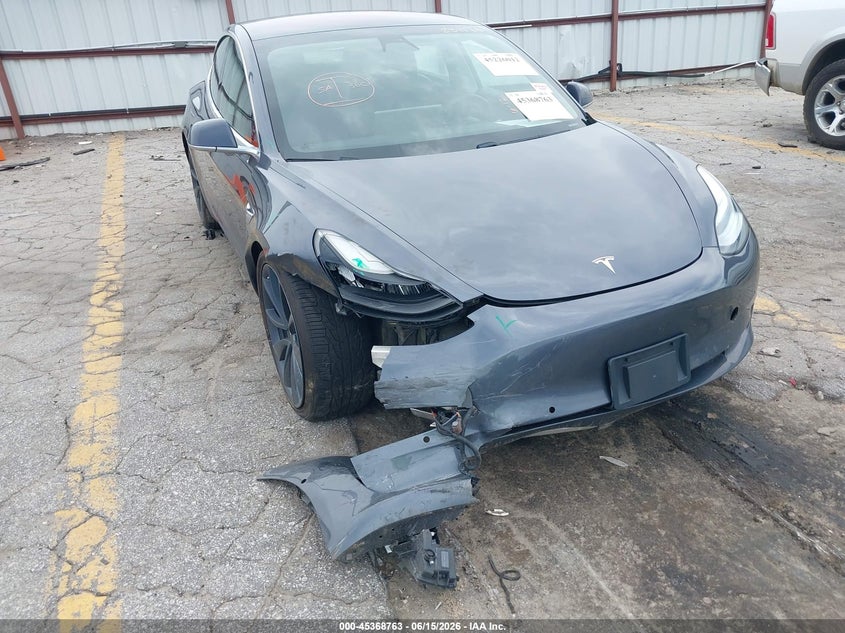 2019 Tesla Model 3 VIN 5YJ3E1EB9KF231174 IAAI salvage auction — FRONT END, Salvage Title, sold $4,150 on 2026-07-31 (photo 6)