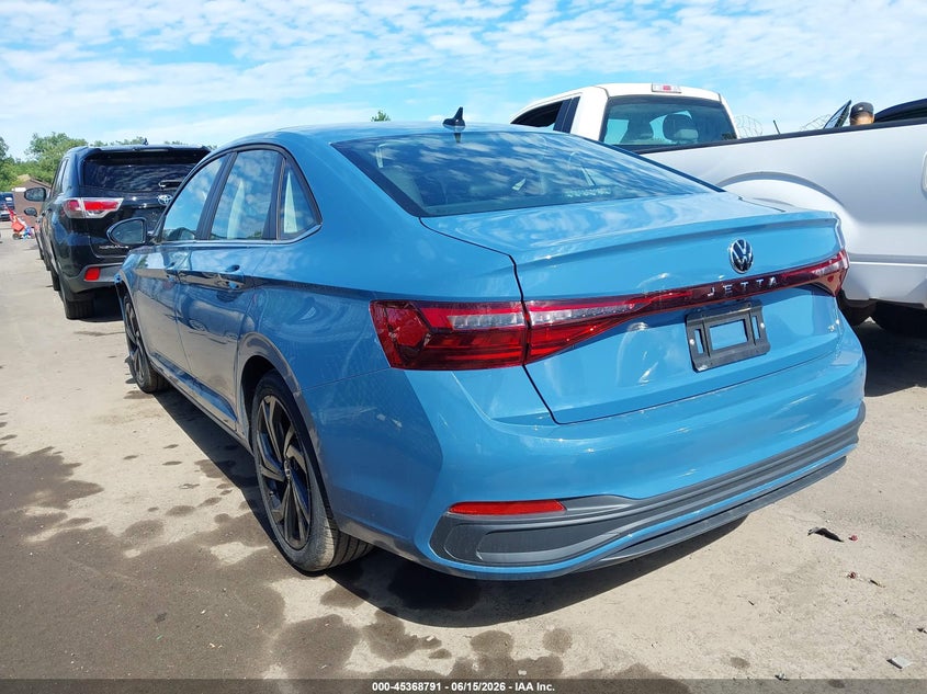 2025 Volkswagen Jetta VIN 3VW7X7BU5SM103348 IAAI salvage auction — FRONT END, Salvage Title, sold $7,300 on 2026-07-21 (photo 3)