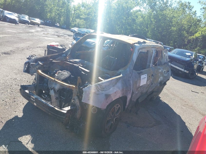 2016 Jeep Renegade VIN ZACCJBDT9GPD28113 IAAI salvage auction — TOTAL BURN, Salvage Title, sold $25 on 2026-07-28 (photo 2)