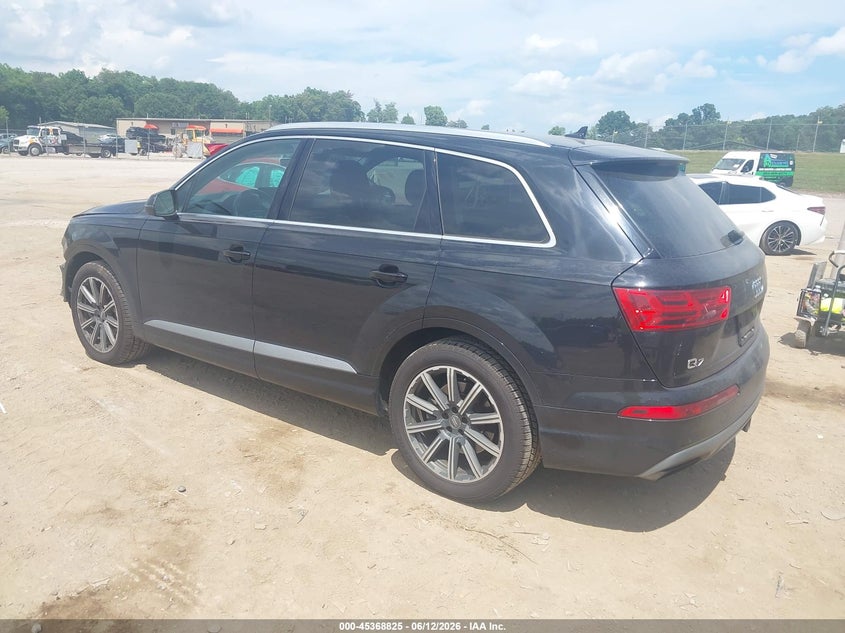 2017 Audi Q7 VIN WA1LAAF78HD004333 IAAI salvage auction — FRONT END, Clear (Tennessee), sold $4,350 on 2026-07-29 (photo 3)
