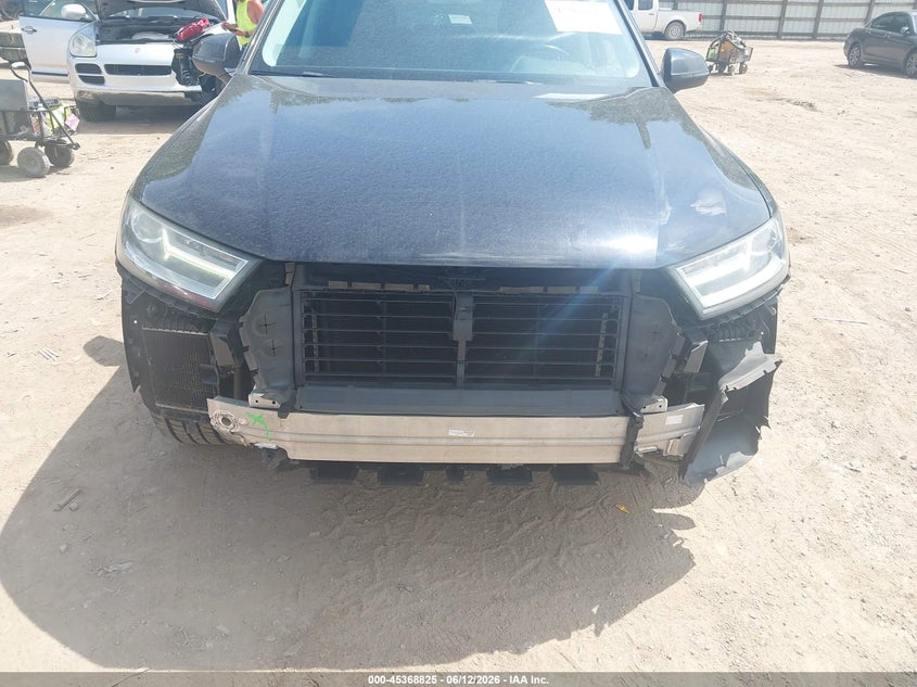 2017 Audi Q7 VIN WA1LAAF78HD004333 IAAI salvage auction — FRONT END, Clear (Tennessee), sold $4,350 on 2026-07-29 (photo 6)
