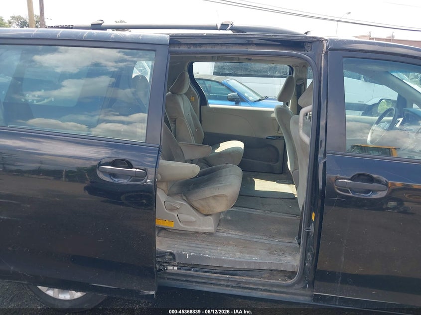 2011 Toyota Sienna VIN 5TDZK3DC7BS015764 IAAI salvage auction — REAR END, Clear (New York), sold $1,025 on 2026-07-06 (photo 8)