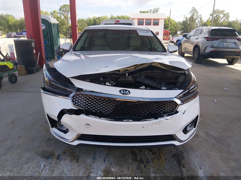 2018 Kia Cadenza VIN KNALB4J16J5116472 IAAI salvage auction — FRONT END, Salvage Title, sold $1,350 on 2026-07-18 (photo 6)