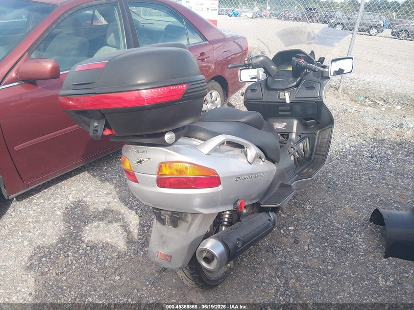 2004 Suzuki An650 VIN JS1CP51AX42100835 IAAI salvage auction — SIDE, Salvage (Pennsylvania), sold $300 on 2026-07-07 (photo 4)