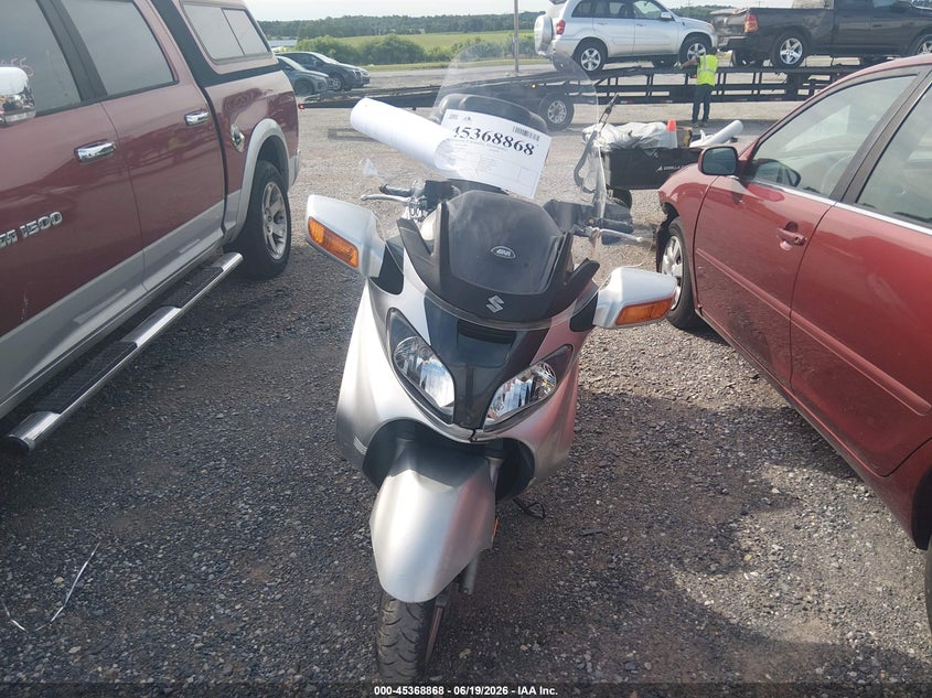 2004 Suzuki An650 VIN JS1CP51AX42100835 IAAI salvage auction — SIDE, Salvage (Pennsylvania), sold $300 on 2026-07-07 (photo 5)