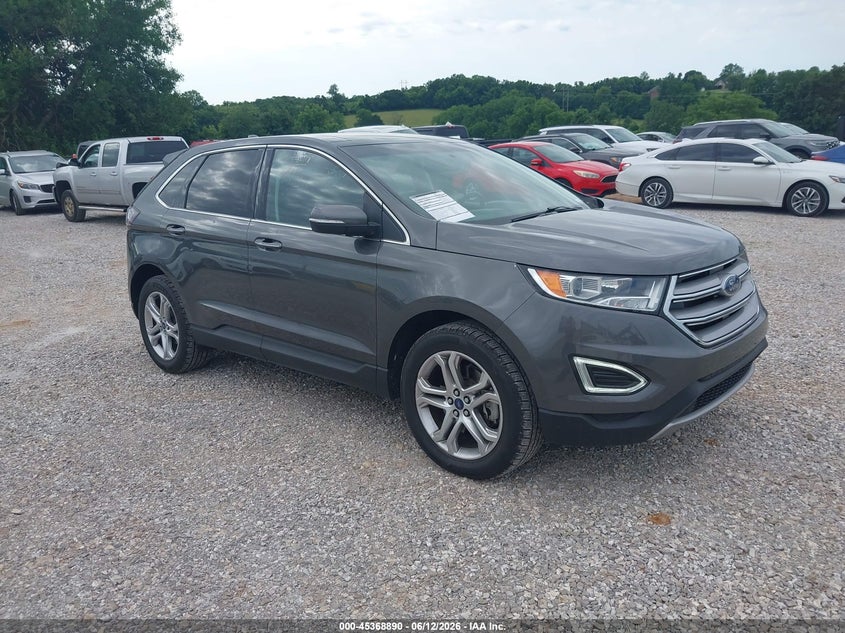 2018 Ford Edge VIN 2FMPK4K85JBC01701 IAAI salvage auction — HAIL, Clear (Missouri), sold $3,300 on 2026-07-10 (photo 1)
