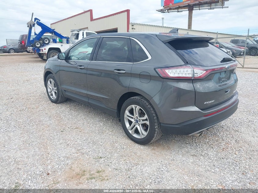 2018 Ford Edge VIN 2FMPK4K85JBC01701 IAAI salvage auction — HAIL, Clear (Missouri), sold $3,300 on 2026-07-10 (photo 3)