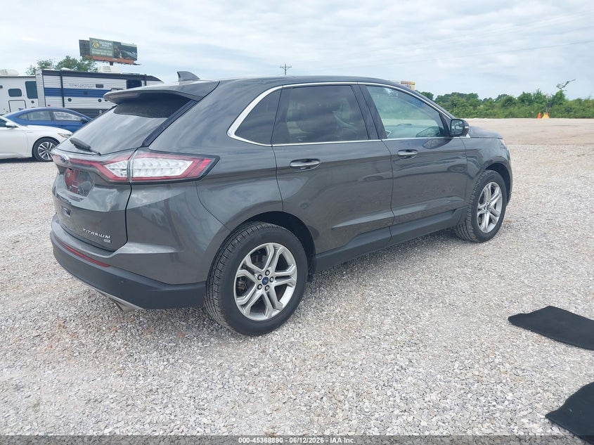 2018 Ford Edge VIN 2FMPK4K85JBC01701 IAAI salvage auction — HAIL, Clear (Missouri), sold $3,300 on 2026-07-10 (photo 4)