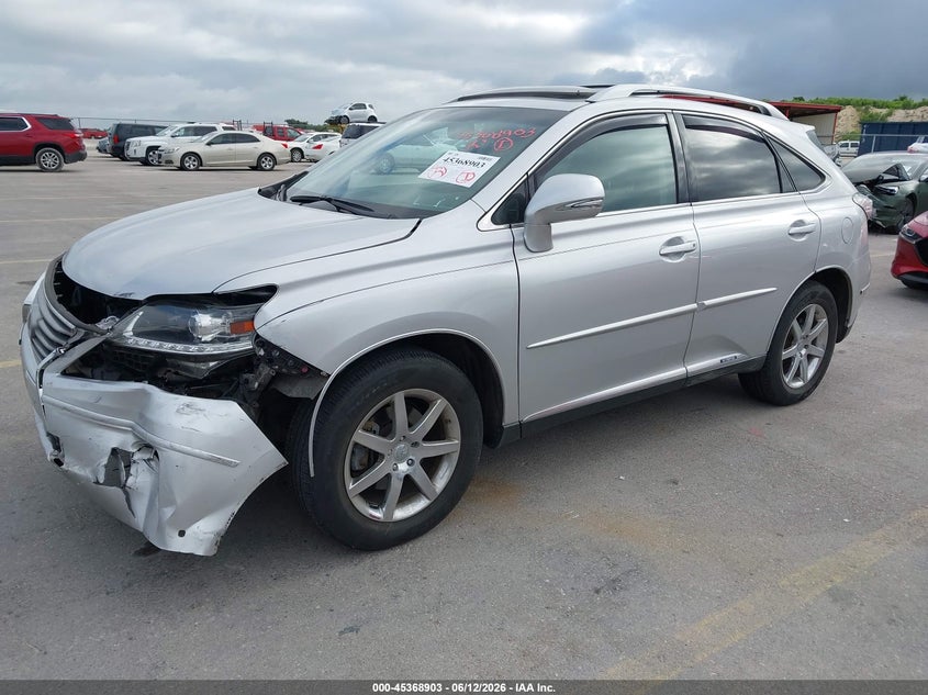 2013 Lexus Rx VIN JTJBC1BA4D2060320 IAAI salvage auction — LEFT FRONT, Salvage Title, sold $6,150 on 2026-07-30 (photo 2)