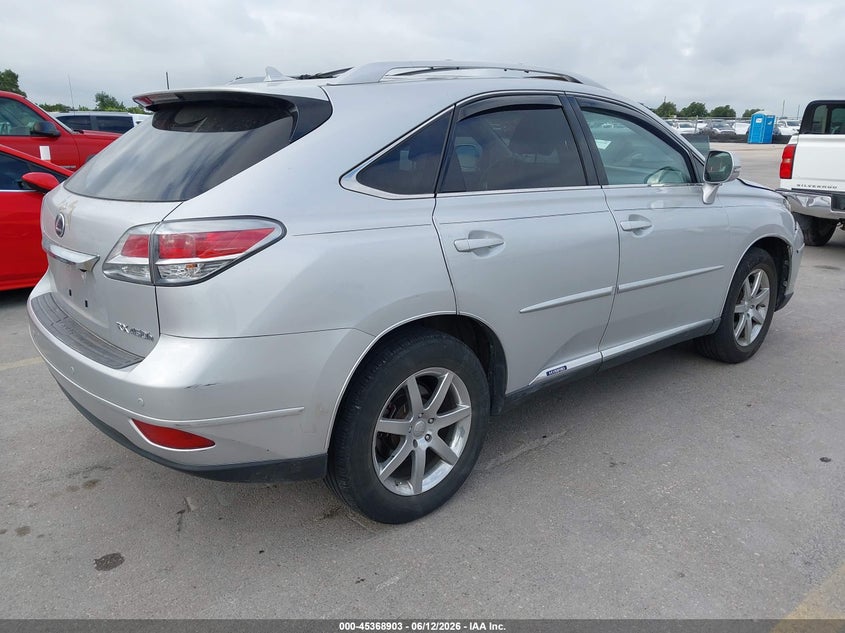 2013 Lexus Rx VIN JTJBC1BA4D2060320 IAAI salvage auction — LEFT FRONT, Salvage Title, sold $6,150 on 2026-07-30 (photo 4)