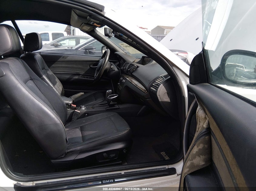 2012 BMW 1er VIN WBAUL7C52CVM83147 IAAI salvage auction — REAR END, Salvage (Texas), sold $900 on 2026-07-07 (photo 5)