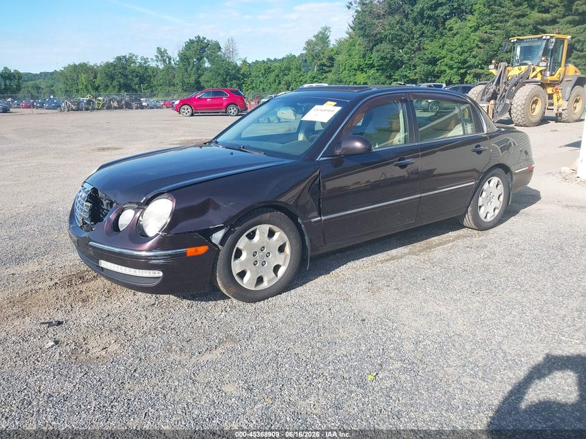 2008 Kia Amanti VIN KNALD125485160927 IAAI salvage auction — LEFT SIDE, Salvage (Ohio), sold $225 on 2026-07-06 (photo 2)