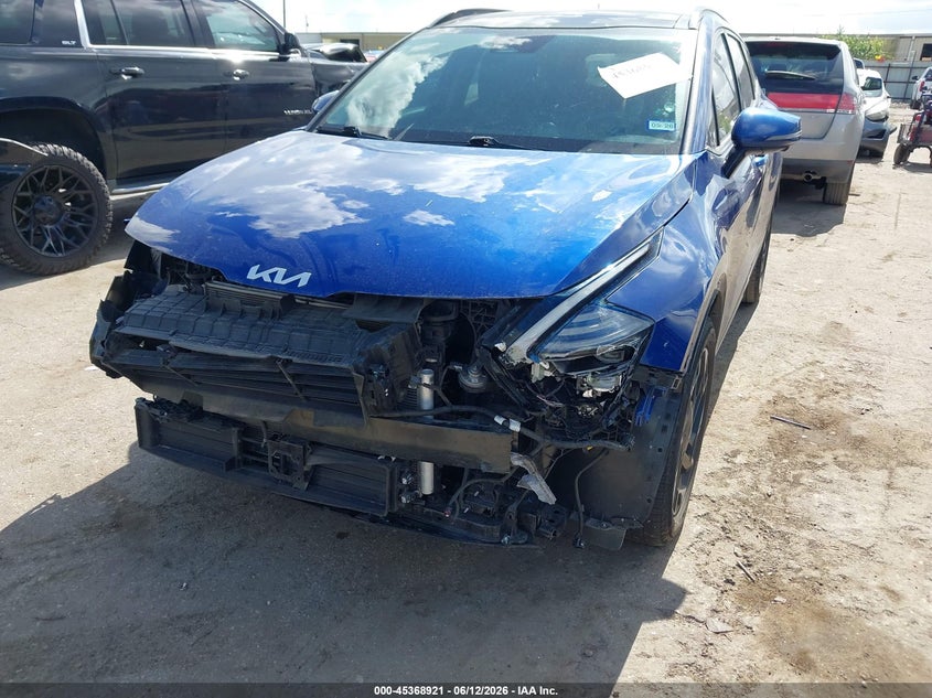 2024 Kia Sportage VIN 5XYK53DF4RG202132 IAAI salvage auction — FRONT END, Original (Texas), sold $10,600 on 2026-07-29 (photo 6)