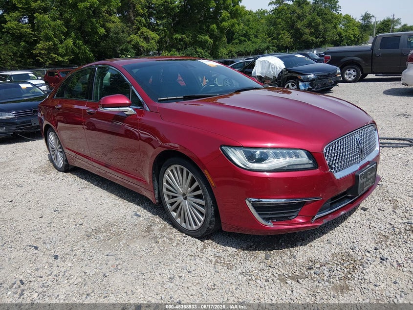 2017 Lincoln Mkz VIN 3LN6L5E9XHR613529 IAAI salvage auction — SIDE, Salvage (Ohio), sold $2,600 on 2026-07-09 (photo 1)