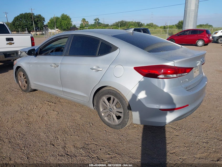 2017 Hyundai Elantra VIN KMHD84LF5HU173465 IAAI salvage auction — FRONT END, Salvage Title, sold $1,150 on 2026-08-02 (photo 3)
