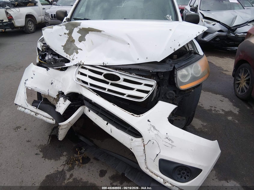 2011 Hyundai Santa fe VIN 5XYZG3AB5BG005972 IAAI salvage auction — FRONT END, Salvage (North Carolina), sold $450 on 2026-07-16 (photo 6)